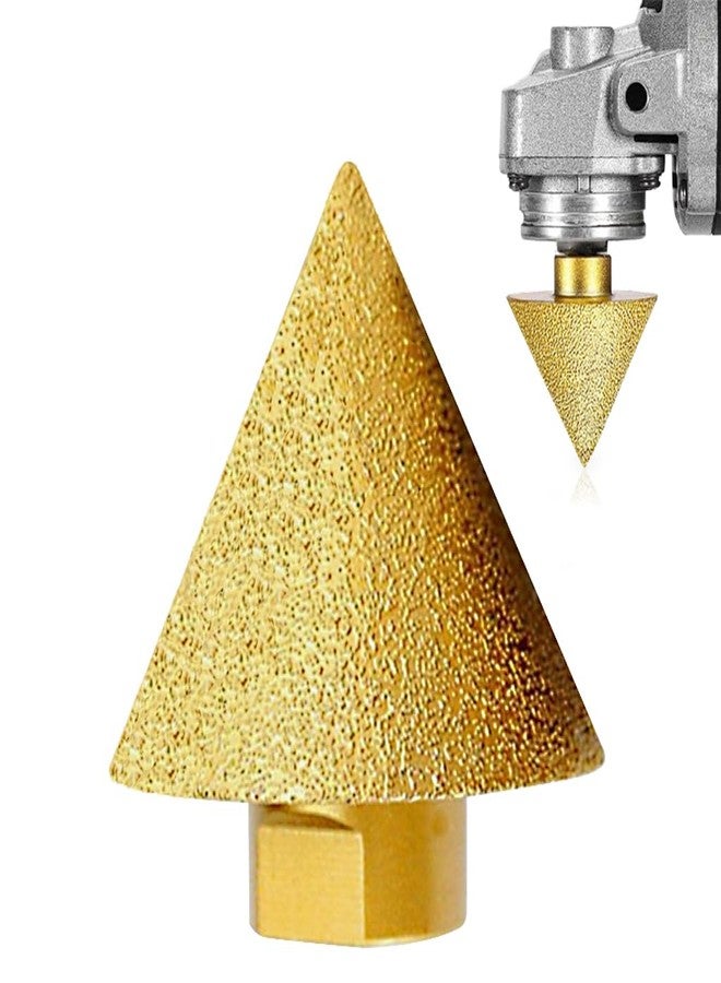 Serplex® M10 Diamond Conical Drill Bit 38mm Multipurpose Chamfer Reamer Drill Bit for Deburring, Centering, Aligning, Polished Finish Tile, Marble, Quartz, Stone Professional Drill Bits Set - Image 1